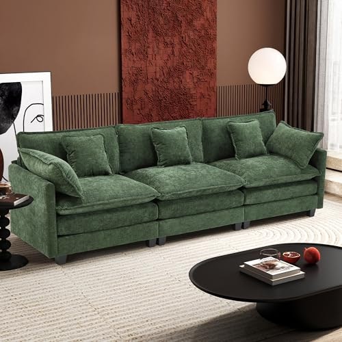 Ihanherry 111.4-Inch 3-Seater Chenille Sofa: $475.99 Ihanherry 111.4-Inch 3-Seater Chenille Sofa: $475.99