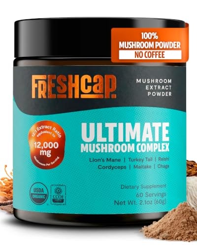 FreshCap Ultimate Mushroom Complex 60-Serving Powder: $23.79 FreshCap Ultimate Mushroom Complex 60-Serving Powder: $23.79