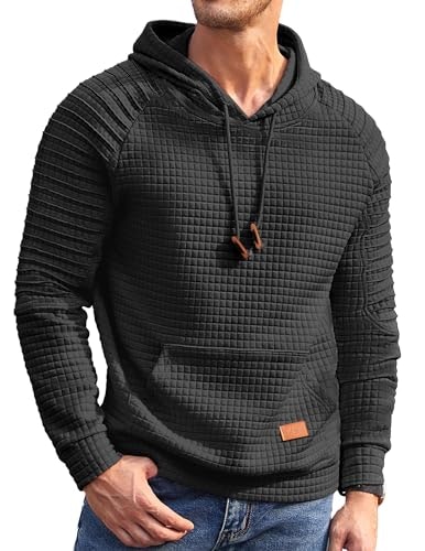 Coofandy Men's Waffle Knit Hoodie: $16.99 Coofandy Men's Waffle Knit Hoodie: $16.99