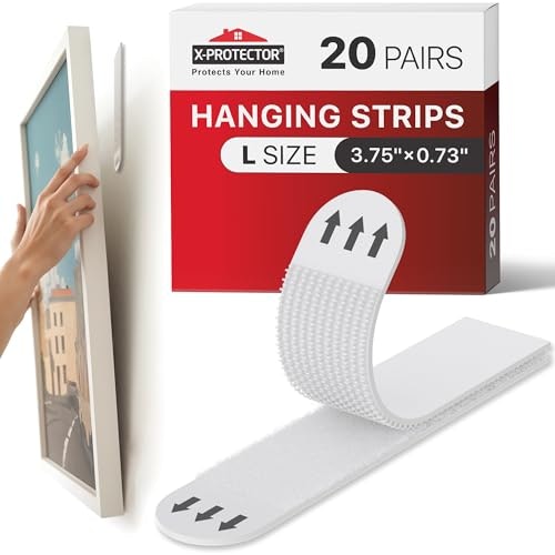 X-Protector Picture Hanging Strips 20-Pair Pack: $7.91 X-Protector Picture Hanging Strips 20-Pair Pack: $7.91