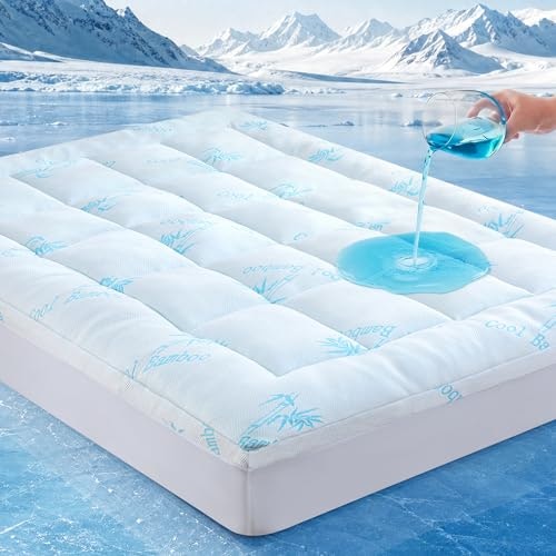 Downcool Twin Waterproof Cooling Mattress Topper: $47.99 Downcool Twin Waterproof Cooling Mattress Topper: $47.99