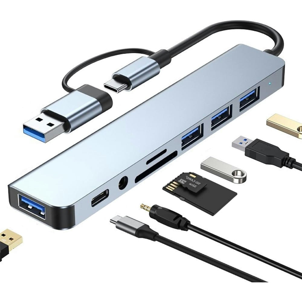 Duomigo 8-in-1 USB-C Hub: $11.19 Duomigo 8-in-1 USB-C Hub: $11.19