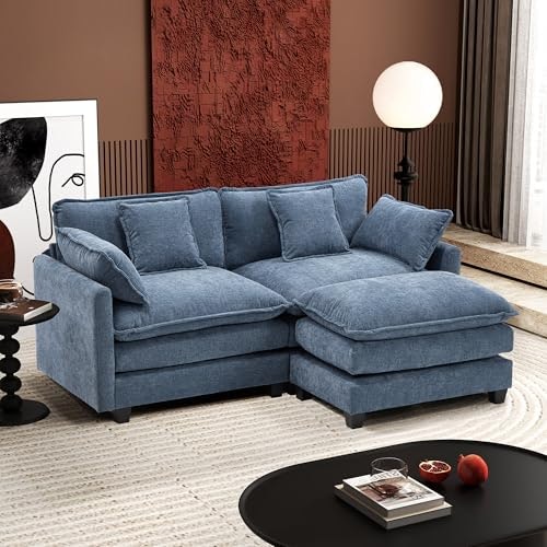 Ihanherry 77-Inch L-Shaped Chenille Modular Sectional Sofa with Ottoman: $424.99 Ihanherry 77-Inch L-Shaped Chenille Modular Sectional Sofa with Ottoman: $424.99