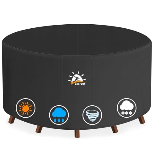 Zettum 48-Inch Round Patio Table Cover: $25.44 Zettum 48-Inch Round Patio Table Cover: $25.44