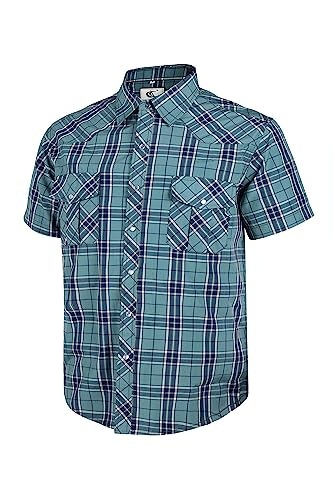 Coevals Club Men's Plaid Short Sleeve Western Pearl Snap Shirt: $24.64 Coevals Club Men's Plaid Short Sleeve Western Pearl Snap Shirt: $24.64