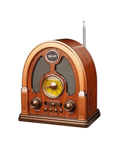 Qneye Portable Vintage AM/FM/SW Bluetooth Radio: $26 Qneye Portable Vintage AM/FM/SW Bluetooth Radio: $26