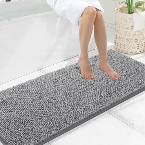 Smiry 59" x 20" Chenille Bath Mat: $36.98