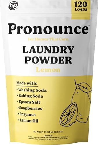 Pronounce Laundry Detergent Powder 120-Load Lemon: $23.96 Pronounce Laundry Detergent Powder 120-Load Lemon: $23.96