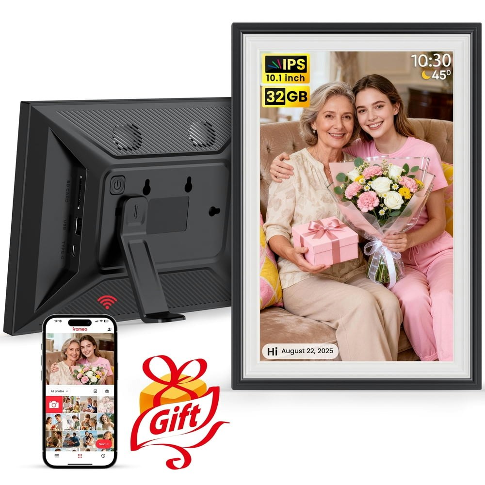 Nusican 10.1-inch Frameo WiFi Digital Photo Frame: $67.49 Nusican 10.1-inch Frameo WiFi Digital Photo Frame: $67.49