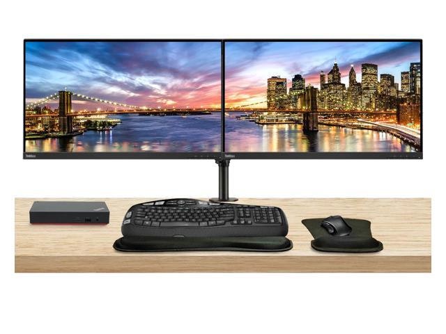 Lenovo ThinkVision E27q 27" 1440p IPS LED Monitor 2-Pack Bundle: $1,219