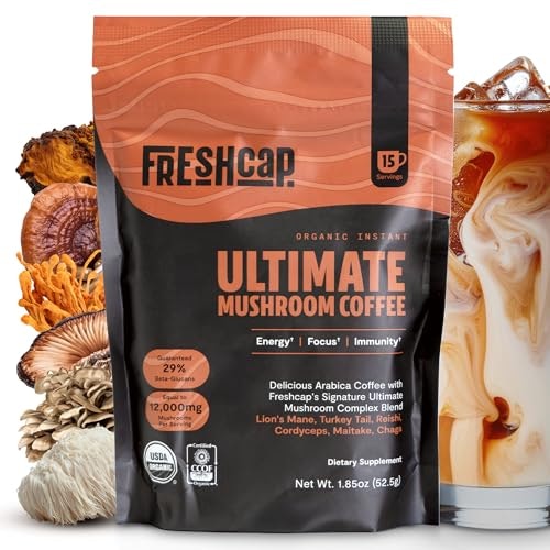 Freshcap 15-Serving Mushroom Coffee Blend: $9.47