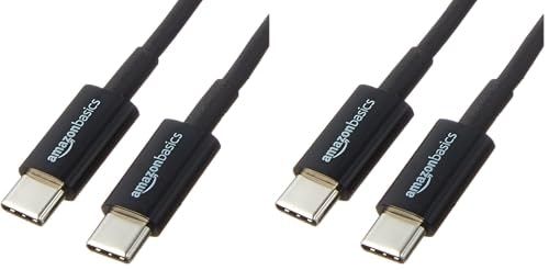 Amazon Basics USB-C to USB-C 2.0 Fast Charging Cable 6-Foot 2-Pack: $9.76
