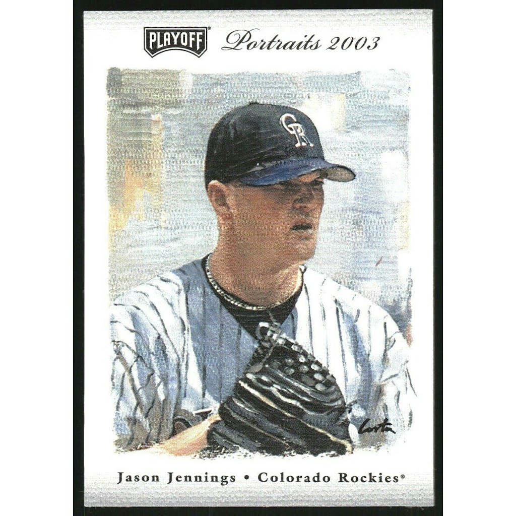 2003 Playoff Portraits Jason Jennings Silver Autograph #9 /50: $10.50