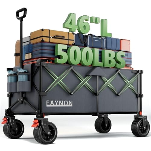 46-inch Collapsible Utility Wagon 500-lb Capacity: $78.83 46-inch Collapsible Utility Wagon 500-lb Capacity: $78.83