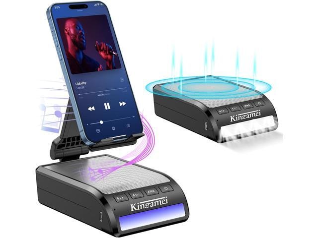 Adjustable Cell Phone Stand with Wireless Bluetooth Speaker: $33.88 Adjustable Cell Phone Stand with Wireless Bluetooth Speaker: $33.88