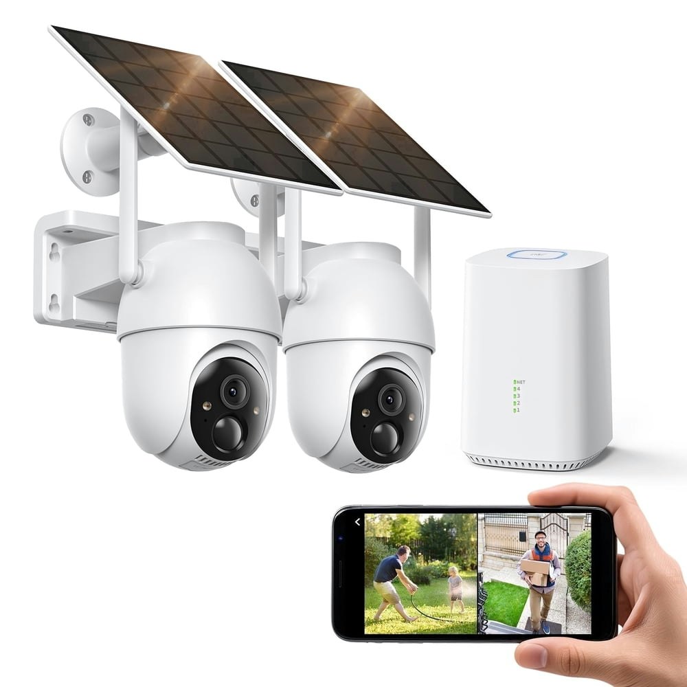 Conico 2-Camera Solar Security Camera System: $107.96 Conico 2-Camera Solar Security Camera System: $107.96