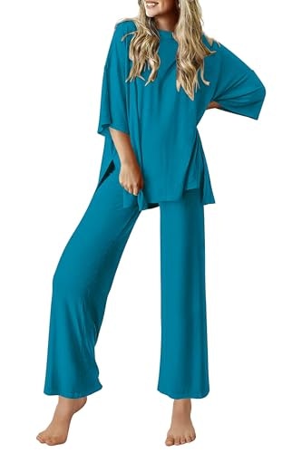 Ekouaer Women's 2-Piece Pajama Lounge Set: $21.41 Ekouaer Women's 2-Piece Pajama Lounge Set: $21.41