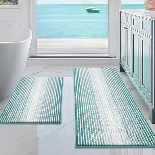 BSICPRO 2-Piece Striped Bath Mat Set: $21.66 BSICPRO 2-Piece Striped Bath Mat Set: $21.66