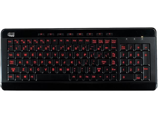 Adesso AKB-120EB SlimTouch RGB Illuminated Compact USB Keyboard: $43.99 Adesso AKB-120EB SlimTouch RGB Illuminated Compact USB Keyboard: $43.99