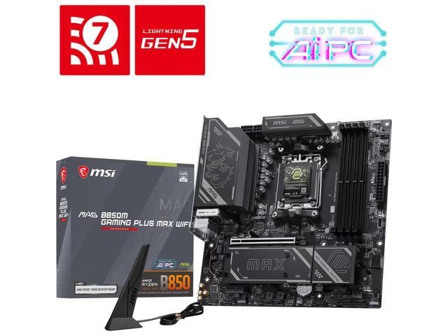 MSI MAG B850M Gaming Plus Max WiFi Motherboard: $319.99 MSI MAG B850M Gaming Plus Max WiFi Motherboard: $319.99