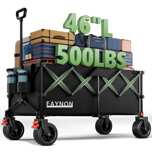 Collapsible Heavy Duty All-Terrain Utility Wagon: $78.83