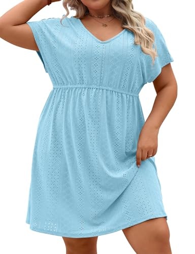 Halife Women's Plus Size Bathing Suit Cover-Up Dress: $23.73 Halife Women's Plus Size Bathing Suit Cover-Up Dress: $23.73
