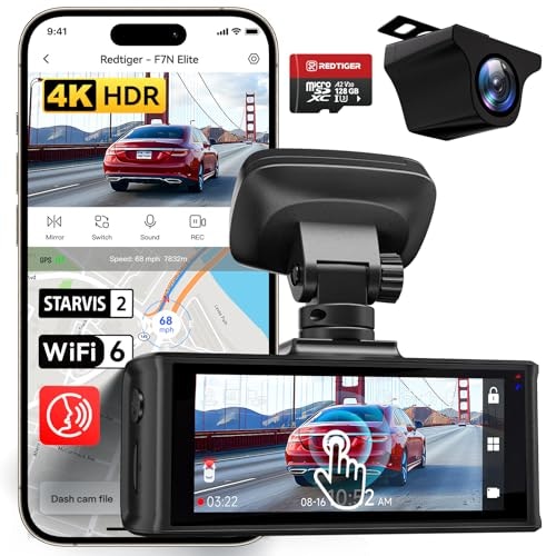 Redtiger F7N Elite 4K HDR Dash Cam: $129.99 Redtiger F7N Elite 4K HDR Dash Cam: $129.99