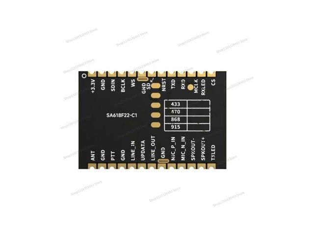 SA618F22-C1 160mW Mesh Networking Digital Audio Module: $168.43 SA618F22-C1 160mW Mesh Networking Digital Audio Module: $168.43