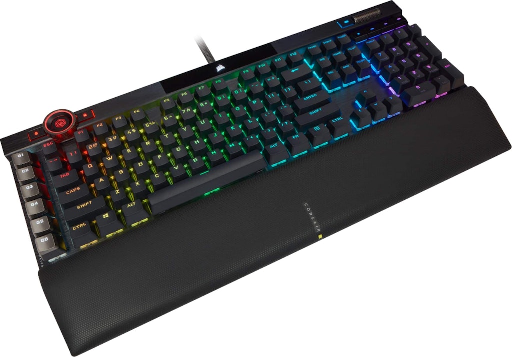 Corsair K100 RGB Full-size Wired Mechanical Gaming Keyboard: $289.99 Corsair K100 RGB Full-size Wired Mechanical Gaming Keyboard: $289.99