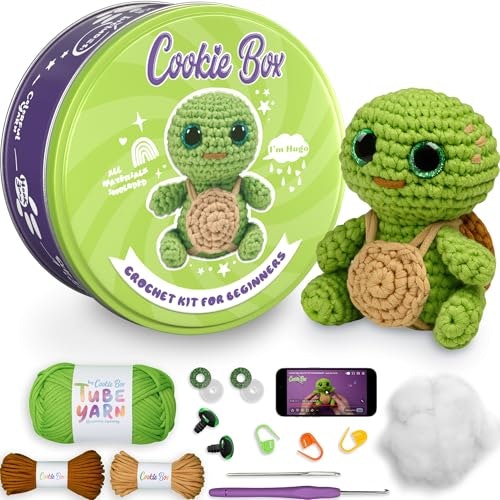 Cookie Box Turtle Hugo Crochet Kit: $16.14 Cookie Box Turtle Hugo Crochet Kit: $16.14