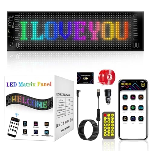 Digital Programmable LED Matrix Sign: $23.33 Digital Programmable LED Matrix Sign: $23.33