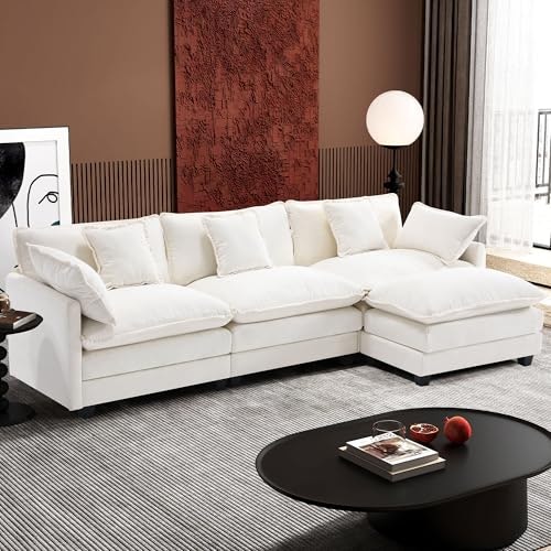 Ihanherry 111.4-inch L-Shaped Modular Sectional Sofa with Ottoman: $552.48 Ihanherry 111.4-inch L-Shaped Modular Sectional Sofa with Ottoman: $552.48