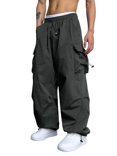Zaful Men's Parachute Cargo Pants: $30.59