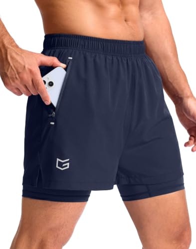 G Gradual Men's Running Gym Shorts with Compression Liner: $19.98 G Gradual Men's Running Gym Shorts with Compression Liner: $19.98
