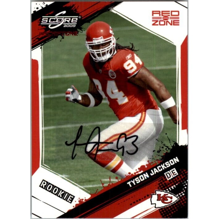 2009 Score Inscriptions Tyson Jackson Autograph Card: $10.80 2009 Score Inscriptions Tyson Jackson Autograph Card: $10.80