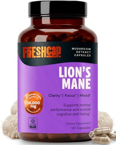 FreshCap Organic Lion's Mane 14:1 Extract 120-Capsule Bottle: $29.99 FreshCap Organic Lion's Mane 14:1 Extract 120-Capsule Bottle: $29.99