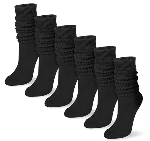 Ysense Women's Slouchy Knee High Socks 6-Pack: $13.49 Ysense Women's Slouchy Knee High Socks 6-Pack: $13.49