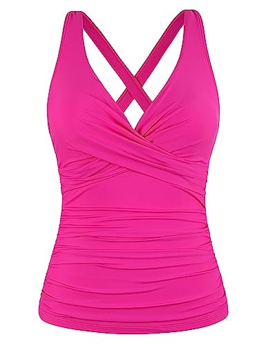 Hilor Women's Plus Size Underwire Tankini Swim Top: $30.59 Hilor Women's Plus Size Underwire Tankini Swim Top: $30.59