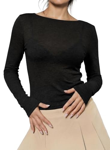 Evaless Women's Wool Blend Long Sleeve Shirt: $13.99