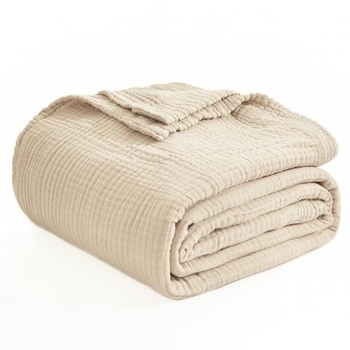 Emme 50" x 71" Muslin Throw Blanket: $24.98 Emme 50" x 71" Muslin Throw Blanket: $24.98