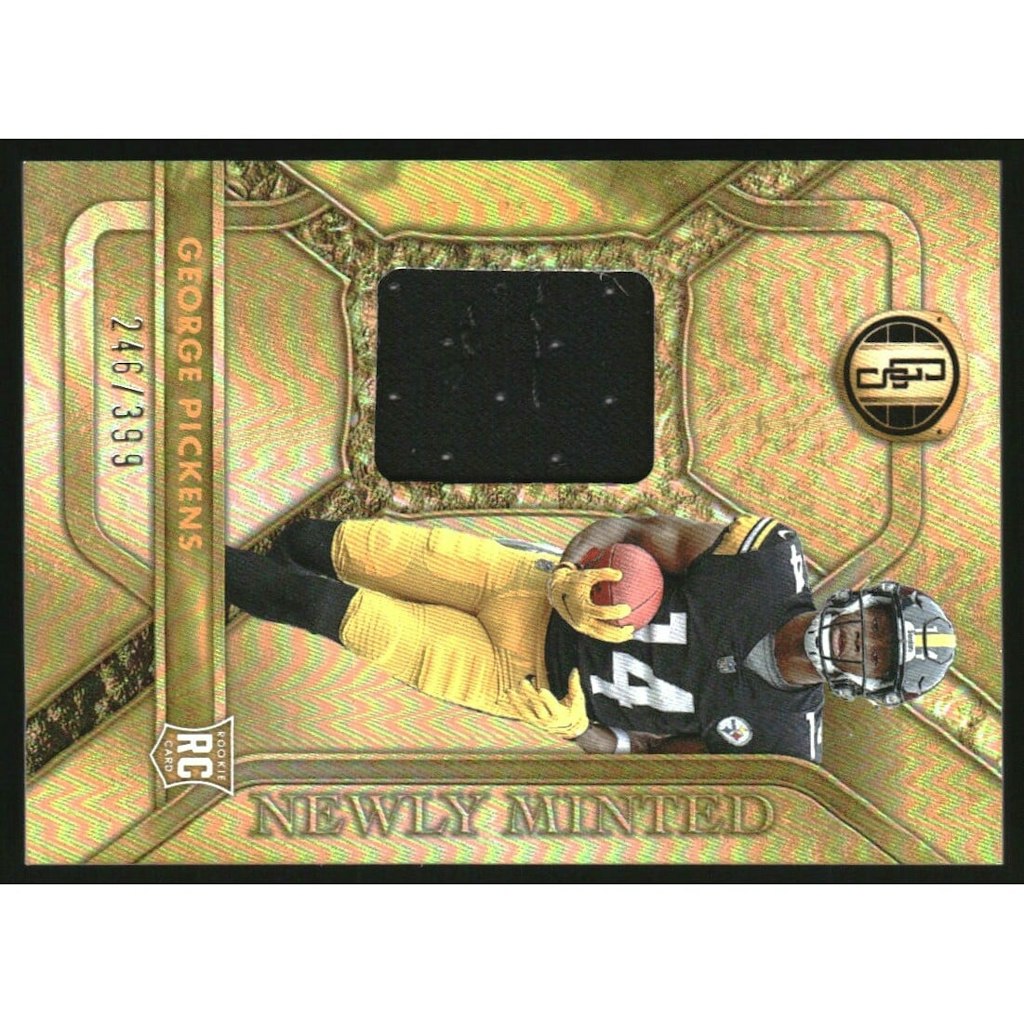 2022 Panini Gold Standard George Pickens Newly Minted Memorabilia Card: $22.50