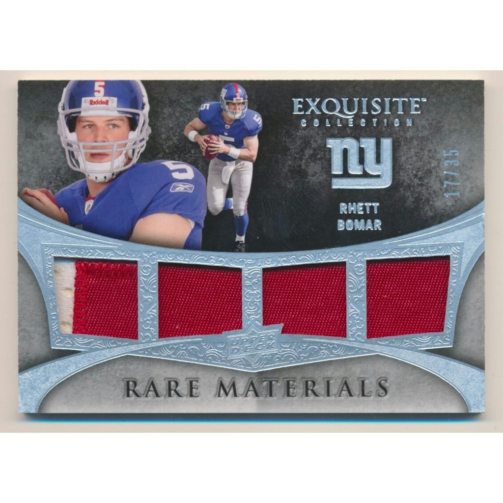 2009 Exquisite Collection Rhett Bomar Card: $13.50 2009 Exquisite Collection Rhett Bomar Card: $13.50
