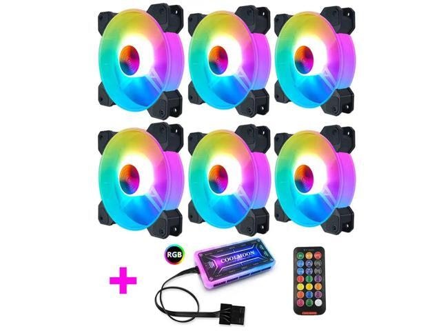 120mm RGB PC Case Cooling Fan 6-Pack with Controller: $71.51 120mm RGB PC Case Cooling Fan 6-Pack with Controller: $71.51