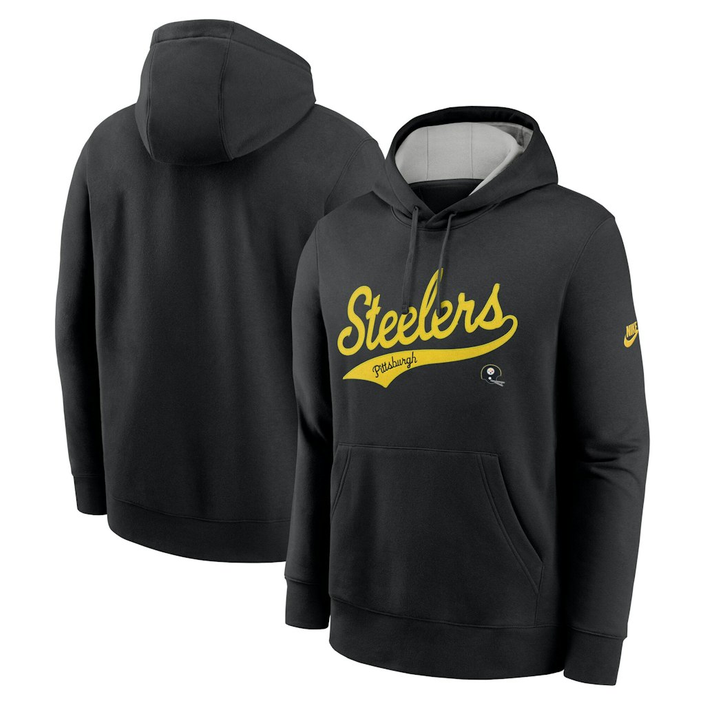 Nike Pittsburgh Steelers Rewind Club Logo Pullover Hoodie: $62.99