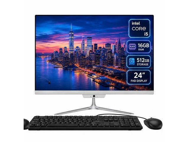 24-inch Intel Core i5 All-in-One Desktop: $439