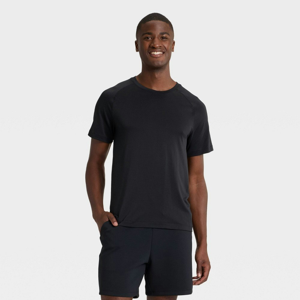 All In Motion Men's Seamless Short Sleeve T-Shirt: $22 All In Motion Men's Seamless Short Sleeve T-Shirt: $22
