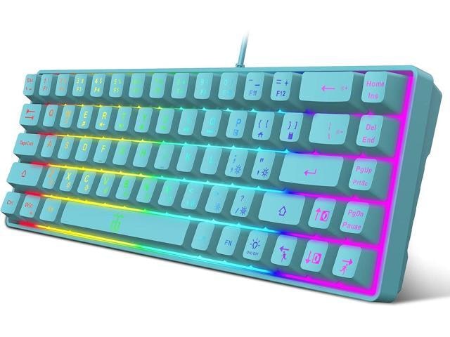 Snpurdiri 60% RGB Membrane Gaming Keyboard: $98.89