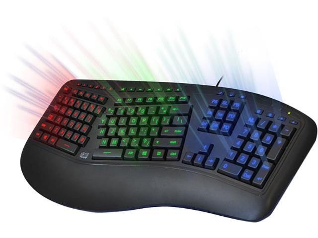 Adesso Tru-Form 150 Illuminated Ergonomic Keyboard: $63.99
