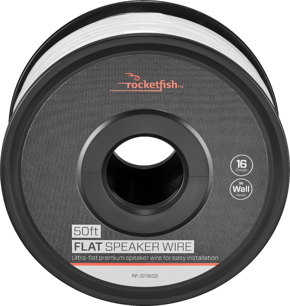 Rocketfish 50-Foot 16-Gauge CL2 In-Wall Speaker Wire: $49.99 Rocketfish 50-Foot 16-Gauge CL2 In-Wall Speaker Wire: $49.99