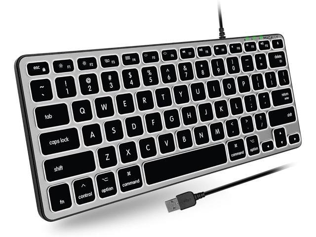 Macally Compact Backlit Wired Keyboard for Mac: $79.55